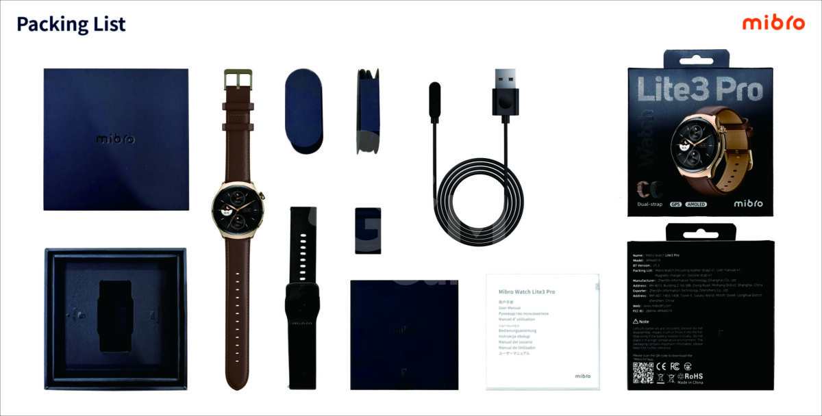 Montre Connectée MIBRO Lite 3 PRO ROSE GOLD – Image 3