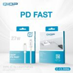 CÂBLE CHARGEUR TYPE C VERS LIGHTNING 18W QIOP C-CL3006