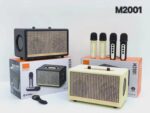 Speaker Sans fil Hifi Audiophile Home Audio Haut-parleur BT avec double micro M2001 – Image 2