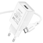 CHARGEUR TYPE-C BOROFONE 2.1A BA68A