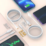 Câble VIDVIE CB4016 USB-A VERS IPHONE / Blanc – Image 3