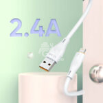 Câble VIDVIE CB4016 USB-A VERS IPHONE / Blanc – Image 4