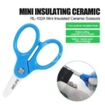Relife RL-102A Ciseaux Miniatures Isolés en Céramique Non-Conducteurs pour Coupe de Câble de Batterie
