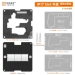 IP17 3in1 Motherboard Middle Layer BGA Reballing Stencil Platform Set for iPhone 17 Series