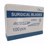 Surgical Blade No: 11 Includes 100 Blades (Silver) Surgical Scalpel (Pack of 100)
