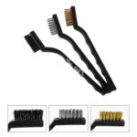 Wire Brush Set 3pcs Black
