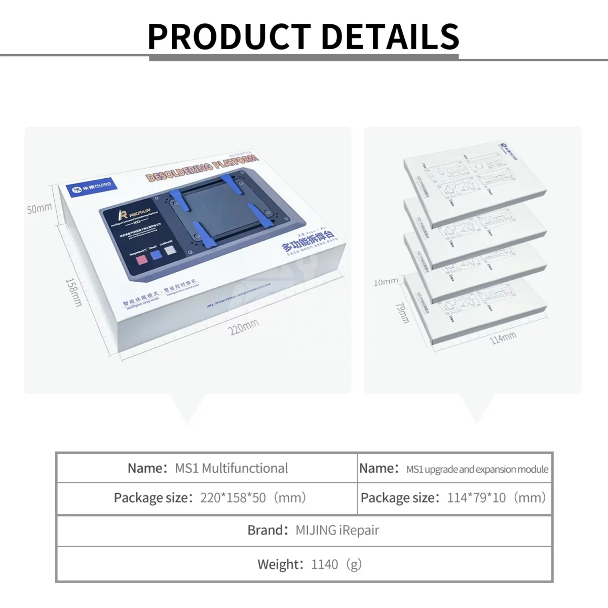 Mijing MS1 Soldering Preheater Station For iPhone X-16 Pro Max – Image 2