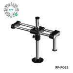 RF4 RF-FO22 360° Rotation Adjustable Universal Double Arm Microscope Bracket