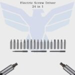 CreationSpace Precision Electric Screwdriver Set with 20Pcs – Image 2