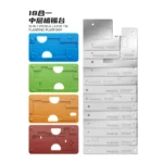 Plateforme en silicone JTX-01 18 en 1 pour reballing iPhone X à iPhone 14 Pro Max