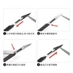Qianli TX01 Carbon Fiber Multifunctional Repair Knife – Image 4