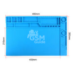 RELIFE RL-160A Heat Insulation Silicone Pad Heat-Resistant Soldering Station Maintenance Platform Mat Mainboard Repair Pad – Image 4