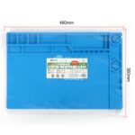 RELIFE RL-160A Heat Insulation Silicone Pad Heat-Resistant Soldering Station Maintenance Platform Mat Mainboard Repair Pad
