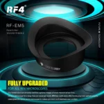 Couvercle oculaire en caoutchouc RF4 pour microscope