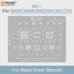 Stencil BGA AMAOE BS1 pour reballing de puces électroniques