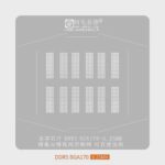 AMAOE reballing stencil for Flash chipDirect heating Precision BGA stencil Tin planting platform, BASE – Image 3