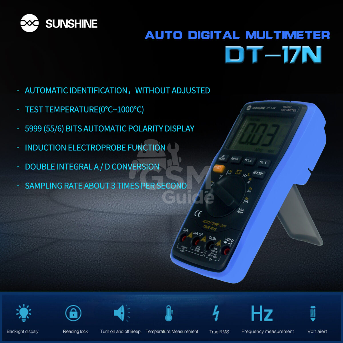 SUNSHINE DT-17N Fully Automatic Digital Multimeter – Image 2