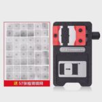 WXY Universal BGA reballing stencil kit holder with 64Pcs BGA stencil for iphone EMMC MTK Hisilicon Qualcomm Snapdragon – Image 2