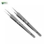 BST-18 Curved Tweezers Stainless Steel