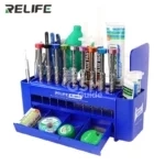Plastic BLUE Relife RL-001G Large Capacity Multifunction Storage Box – Image 5