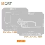 Pochoir de rebillage AMAOE IP16 A18 – Couche intermédiaire pour iPhone 16 Series
