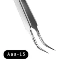 Professional Advanced Tweezers Curved KINGMAX AAA15