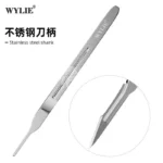 Manche de couteau universel en acier inoxydable non magnétique Wylie