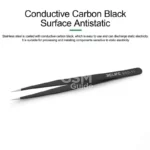 RELIFE ESD-11 Black Anti-Static Tweezer – Image 3