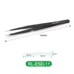 RELIFE ESD-11 Black Anti-Static Tweezer – Image 2