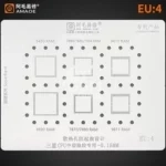 AMAOE EU4 CPU BGA Reballing Stencil pour Samsung