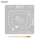 Pochoir de rebillage couche intermédiaire pour Samsung S24 Ultra