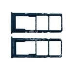 Tiroir Noir Support Carte SIM et Carte Mémoire Samsung A04s