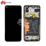 Bloc écran complet d'origine avec cadre et batterie pour Huawei P40 Lite 5G