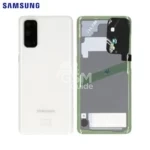 Coque arrière d'origine pour Samsung Galaxy S20 G980/Galaxy S20 5G Blanche