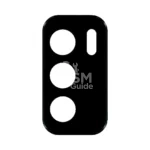 Lentille Premium OPPO A16 4G/A16s Noir
