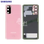 Coque arrière d'origine pour Samsung Galaxy S20 G980/Galaxy S20 5G Rose