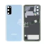 Coque arrière premium pour Samsung Galaxy S20 G980/Galaxy S20 5G Bleu