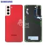 Coque arrière d'origine Samsung Galaxy S21 Plus 5G Rouge