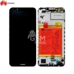 Bloc écran complet original avec cadre et batterie Huawei Y7 2018