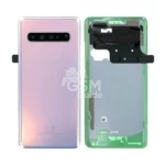 Coque arrière PREMIUM Samsung Galaxy S10 5G Argent Couronne