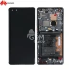 Bloc écran complet d’origine avec cadre et batterie Huawei Mate 40 Pro Noir