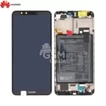 Écran complet original avec cadre et batterie pour Huawei Y9 2018 – Noir