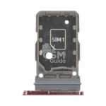 Tiroir SIM premium pour Samsung Galaxy S21 Plus 5G Rouge