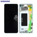 Afficheur complet Change Glass Samsung S10 4G Vert