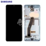 Afficheur complet Change Glass Samsung S20 4G/5G Bleu