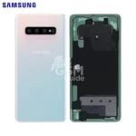 Cache Arrière officiel  pour Samsung Galaxy S10 Plus blanche