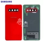 Coque arrière officiel  pour Samsung Galaxy S10 Plus rouge