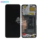 Écran complet d'origine avec cadre et batterie pour Honor X8 5G Noir Minuit