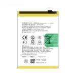 Batterie premium OPPO Reno12 FS 5G/Reno12 FS 4G/Reno12 F (CPH2687)/Reno12 F 5G (CPH2637)