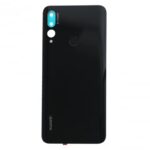 Vitre arrière + lecteur d'empreintes pour Huawei Y9 Prime (2019) Noir